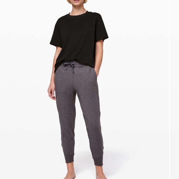 lululemon athletica Pants - Lululemon Rest for Resilience Jogger Heathered Grey Moonwalk, Size 2